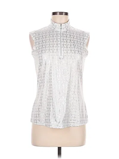 Pre-owned Oiselle Sleeveless T-shirt In Silver