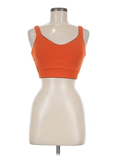 Pre-owned Oiselle Sports Bra In Orange