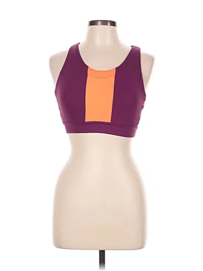 Pre-owned Oiselle Sports Bra In Purple