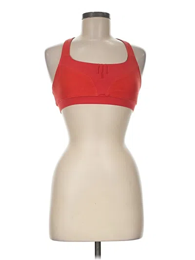 Pre-owned Oiselle Sports Bra In Red