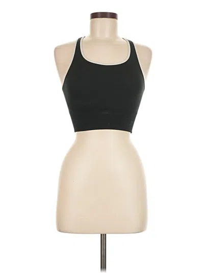 Pre-owned Oiselle Tank Top Black Halter Neckline Tops