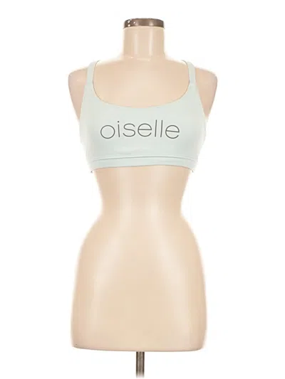 Pre-owned Oiselle Tank Top Green Strapless Neckline Tops