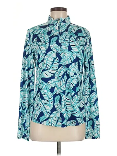 Pre-owned Oiselle Windbreaker Jacket In Blue