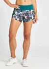 Oiselle Women's Roga Shorts In Botanical Print In Multi