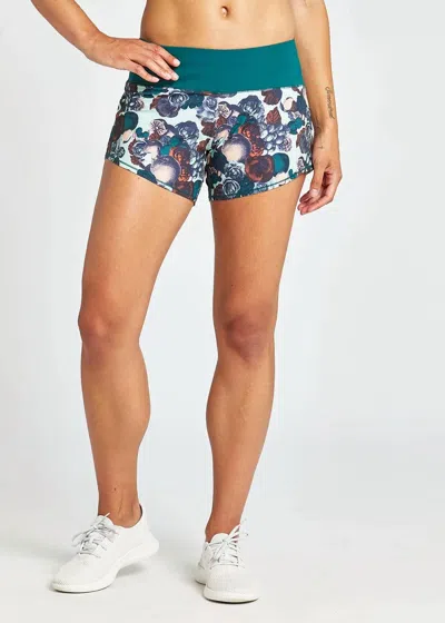 Oiselle Women's Roga Shorts In Botanical Print In Multi