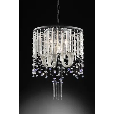 Ok Lighting Fairy Mist Crystal Ceiling Lamp