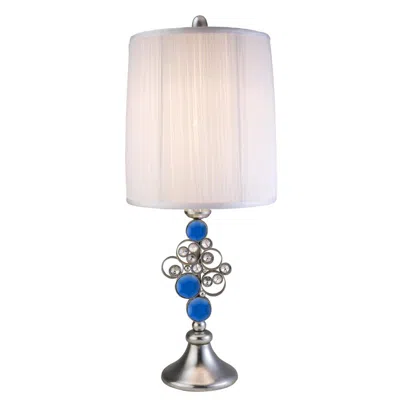 Ok Lighting Just Dazzle Table Lamp In Metallic