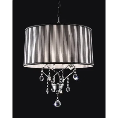 Ok Lighting Lady Crystal Ceiling Lamp