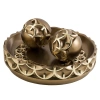 OK LIGHTING MYSTIC OWL DECORATIVE BOWL WITH SPHERES