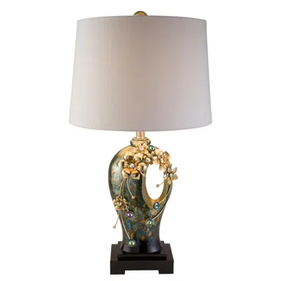 Ok Lighting Virgo Orchid Table Lamp