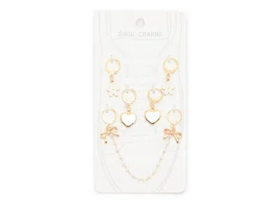 Ok Originals Daisy Heart Shoe Charms 5 Pack In Multi