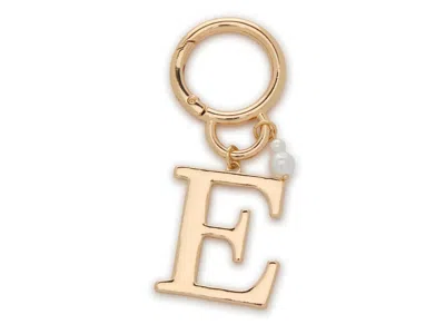 Ok Originals E Initial Bag Charm In Gold
