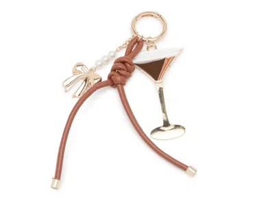 Ok Originals Espresso Martini Bag Charm In Brown