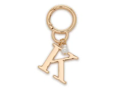 Ok Originals K Initial Bag Charm In Gold