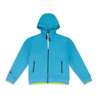 OK X OPENING CEREMONY BLUE ZIP UP HOODIE