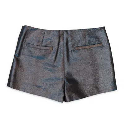 Ok X Opening Ceremony Pleated Blue Mini Skirt