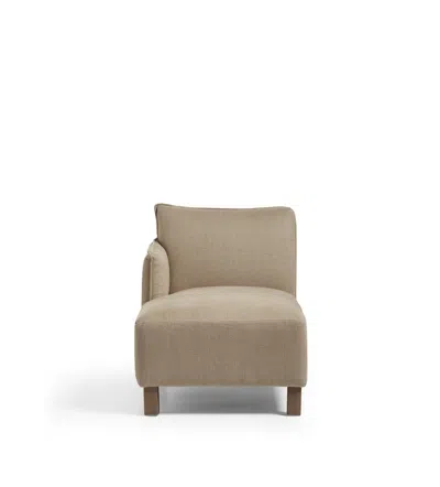 Oka Alora Modular Sofa - Left Hand Facing - Wild Oats Wide Herringbone