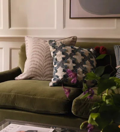 Oka Areca Cushion Cover - Plaster