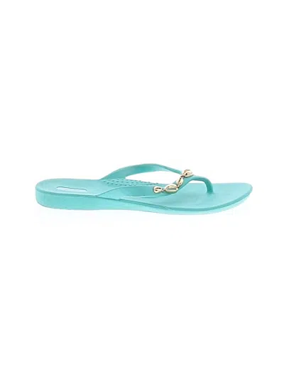 Pre-owned Oka B. Flip Flops In Blue