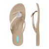 Oka-b Women's Lucky Flip Flops In Chai