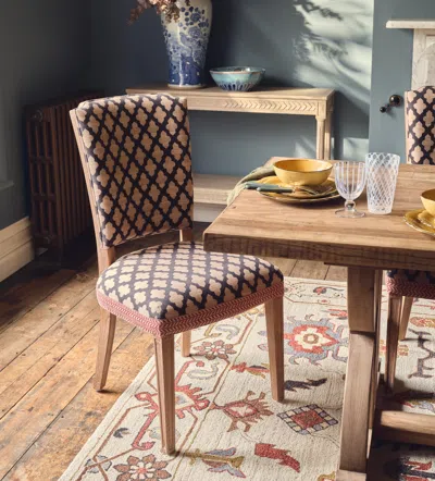 Oka Camaret Serigraph Dining Chair - Black/natural