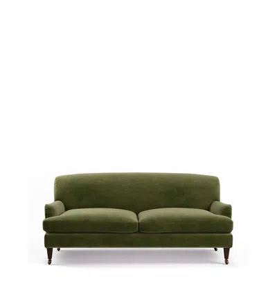 Oka Coleridge 3-seater Sofa With Fixed Velvet Cover - Spruce