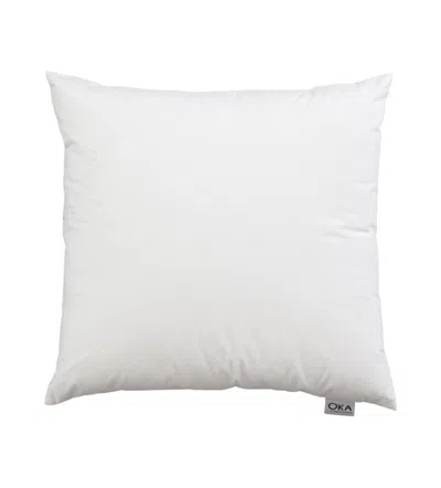 Oka Duck Feather-filled Cushion Pad 51x51cm - White