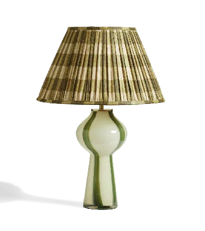 Oka Eleanor Glass Table Lamp Base - Green