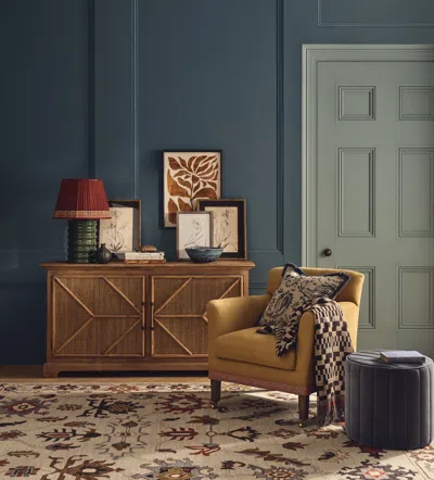 Oka Ellary Linen Armchair - Dijon