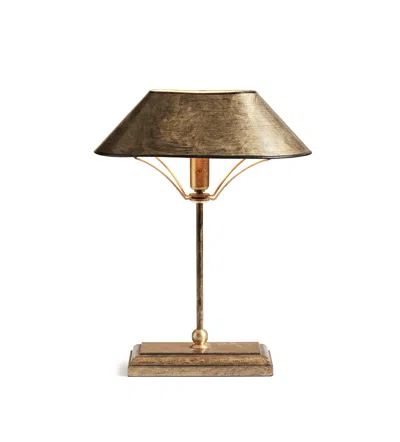 Oka Grisewood Lamp And Shade - Rubbed Bronze