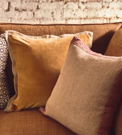 Oka Isla Cushion Cover - Dijon