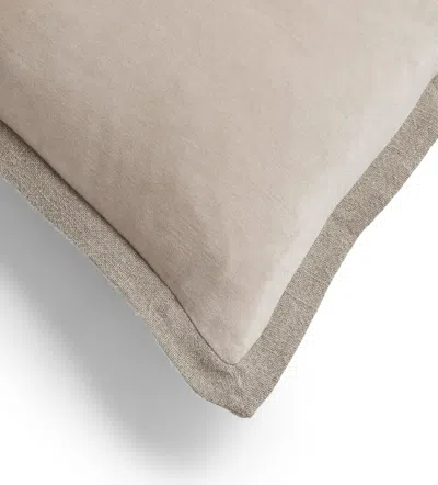 Oka Isla Cushion Cover - Ivory In White