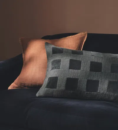 Oka Janela Cushion Cover - Marine Blue