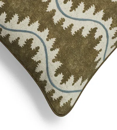 Oka Lahar Cushion Cover - Olive