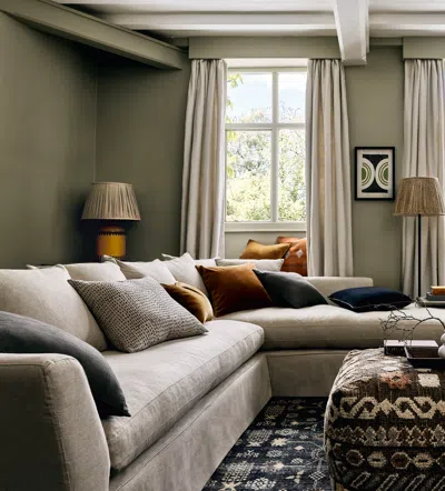 Oka Lamorna Right-hand Corner Sofa - Natural