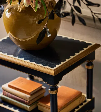 Oka Lastura Side Table - Midnight Blue