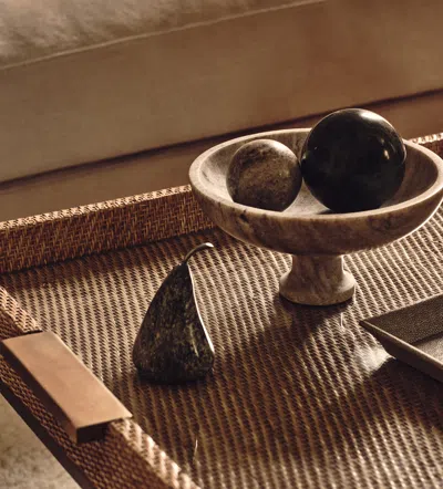 Oka Marble Pear - Distressed Green