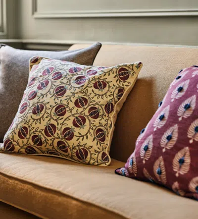 Oka Melograno Cushion Cover - Blood Orange