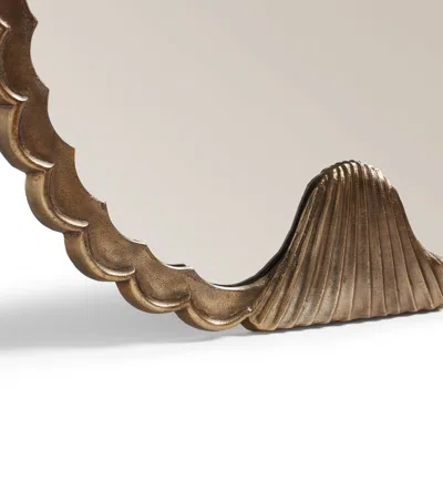 Oka Morni Mirror - Antique Brass