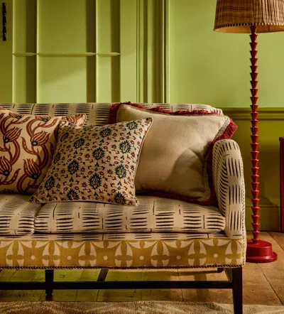 Oka Muhibbi Cushion Cover - Earthy Red