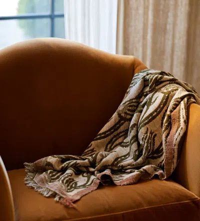 Oka Muhibbi Throw - Olive