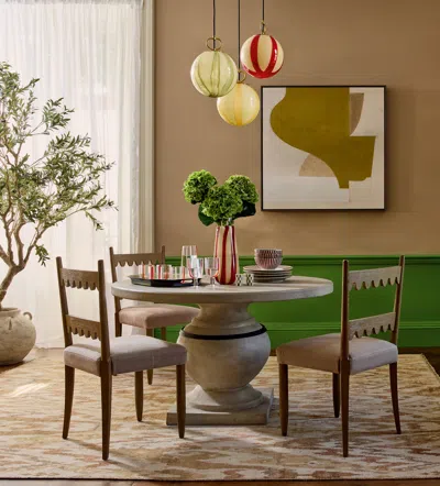 Oka Nimbus Stripe Pendant Lamp - Yellow