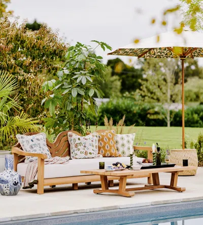 Oka Ocellus Outdoor Cushion - Putting Green In Multi