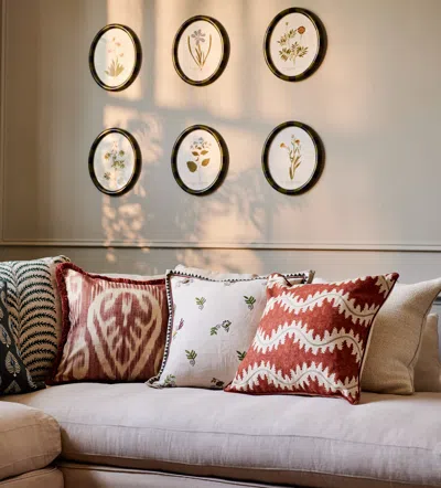 Oka Ottilie Cushion Cover - Ivory
