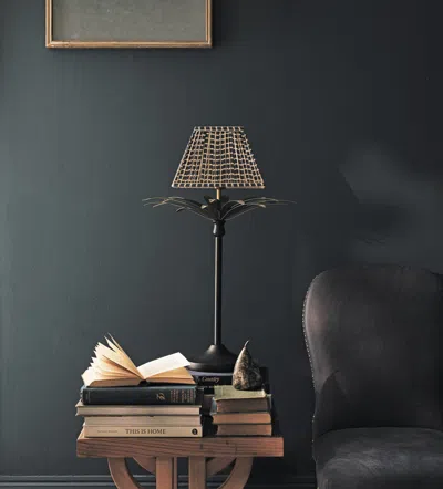 Oka Tamara Table Lamp - Black/gold