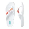 Oka-b Women Bodie Flip Flops In Salt/guava In Multi