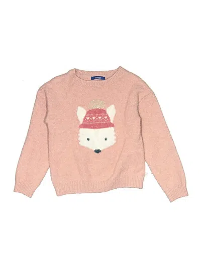 Pre-owned Okaidi Kids' Pullover Sweater In Pink