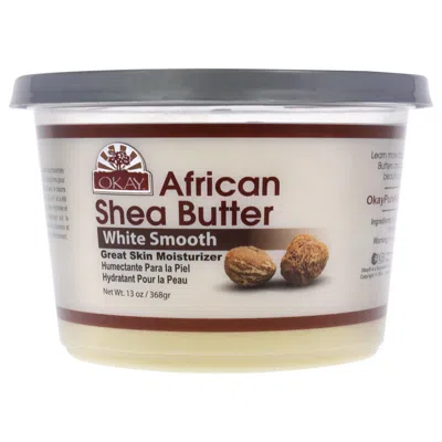 Okay African Shea Butter White Smooth Moisturizer By  For Unisex - 13 oz Body Butter