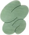 Okej Ssense Exclusive Green Squiggle Rug In Green Pea