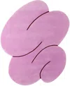 Okej Ssense Exclusive Pink Squiggle Rug In Orchid